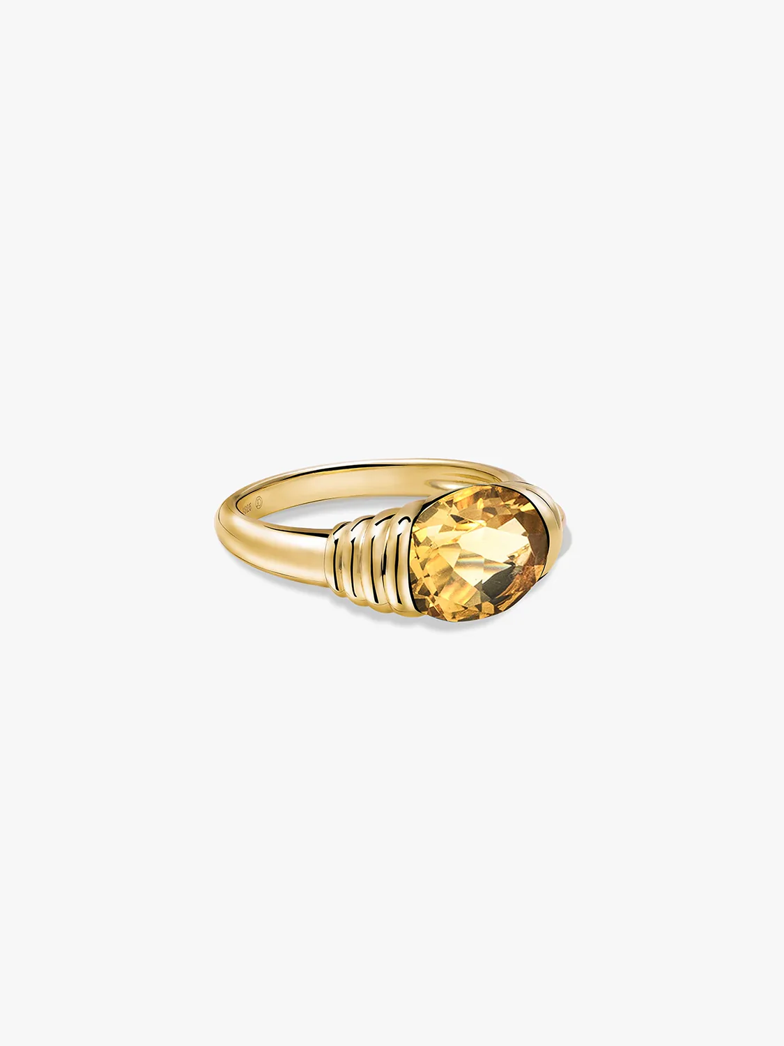 Citrine Statement Ring