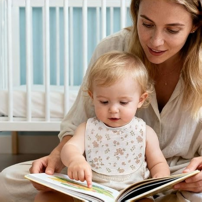 CLOUDBABY-BIB Muslin Drool Bibs for Boys Girls