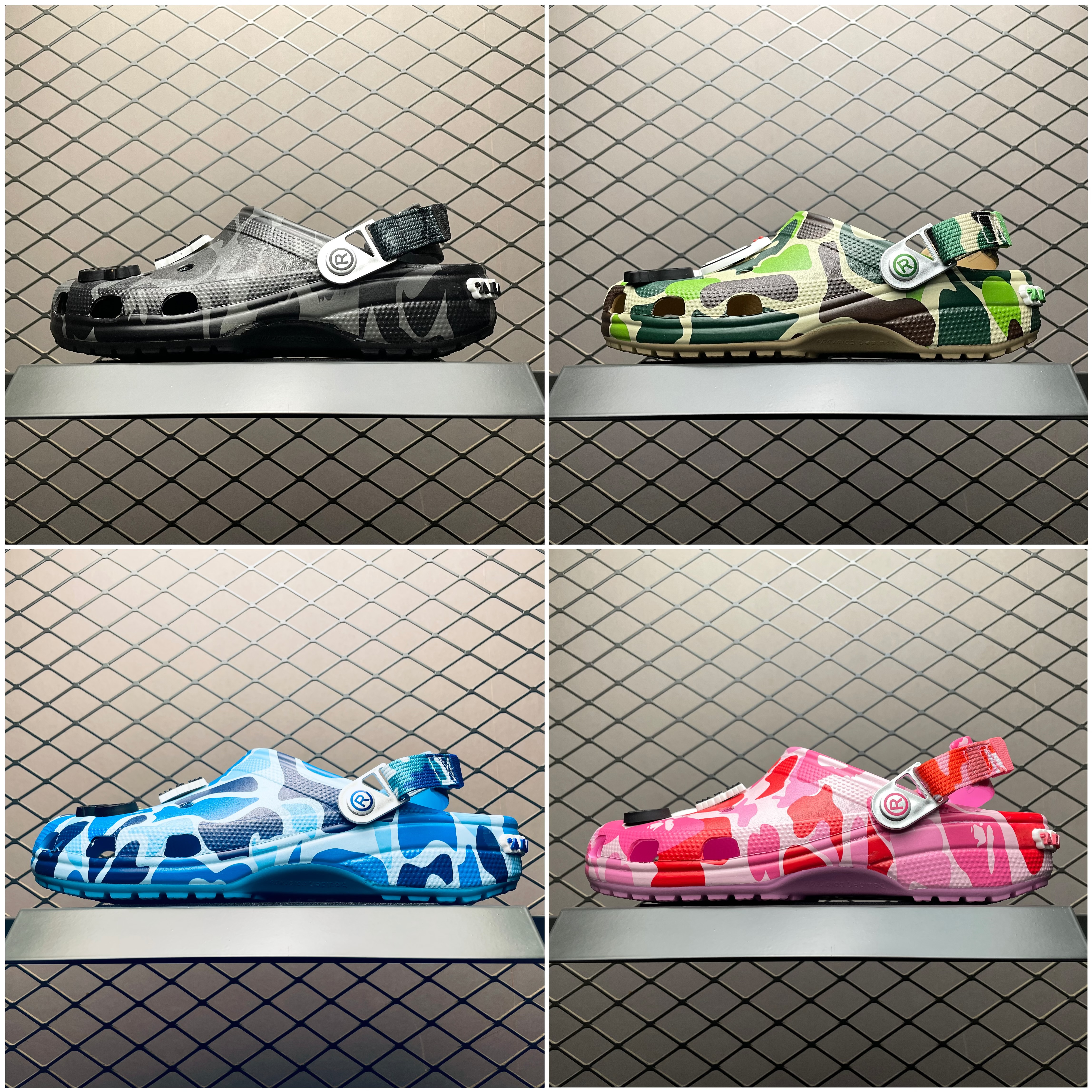 BAP x Crocs Slippers（Multiple colors）