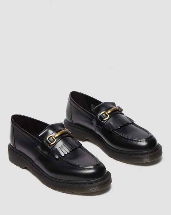 Adrian Snaffle Smooth Leather Tassel Loafers