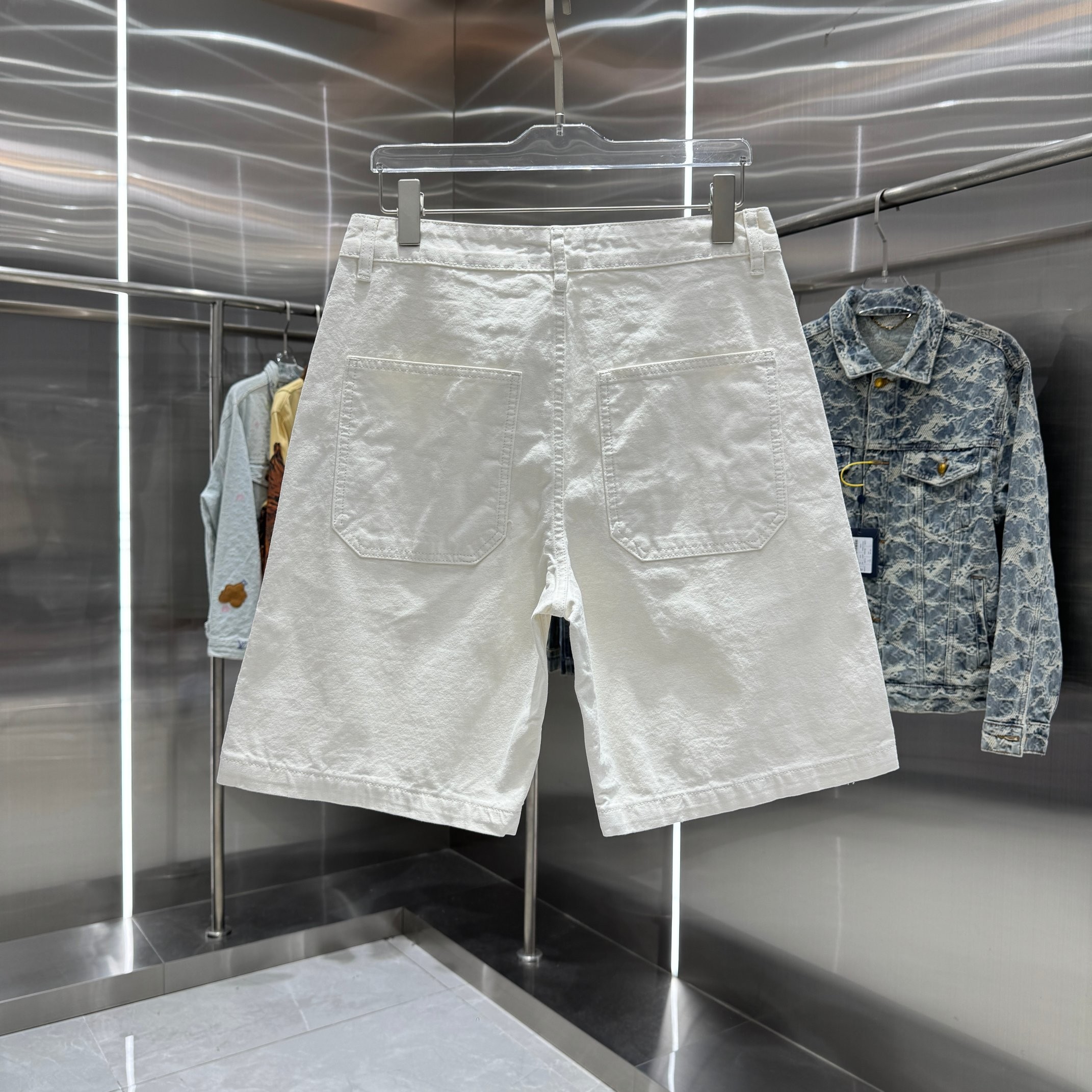 Chrome H Denim shorts