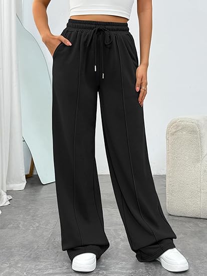 AERLEN Womens Wide Leg Sweatpants