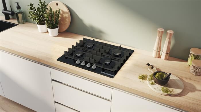 BOSCH - Piano cottura a gas PNP6B6K40 59 cm-Nero