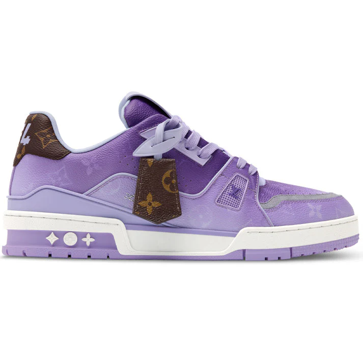 Trainer Sneaker Monogram-printed canvas Purple