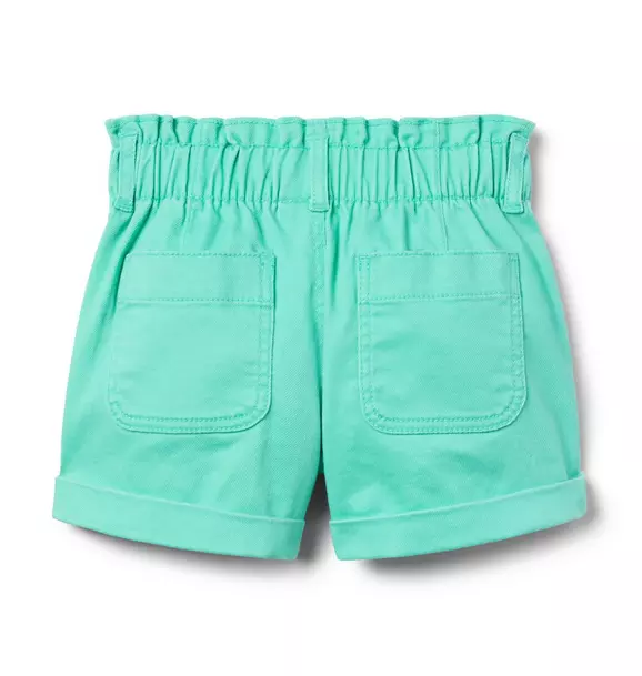 Twill Paperbag Waist Short