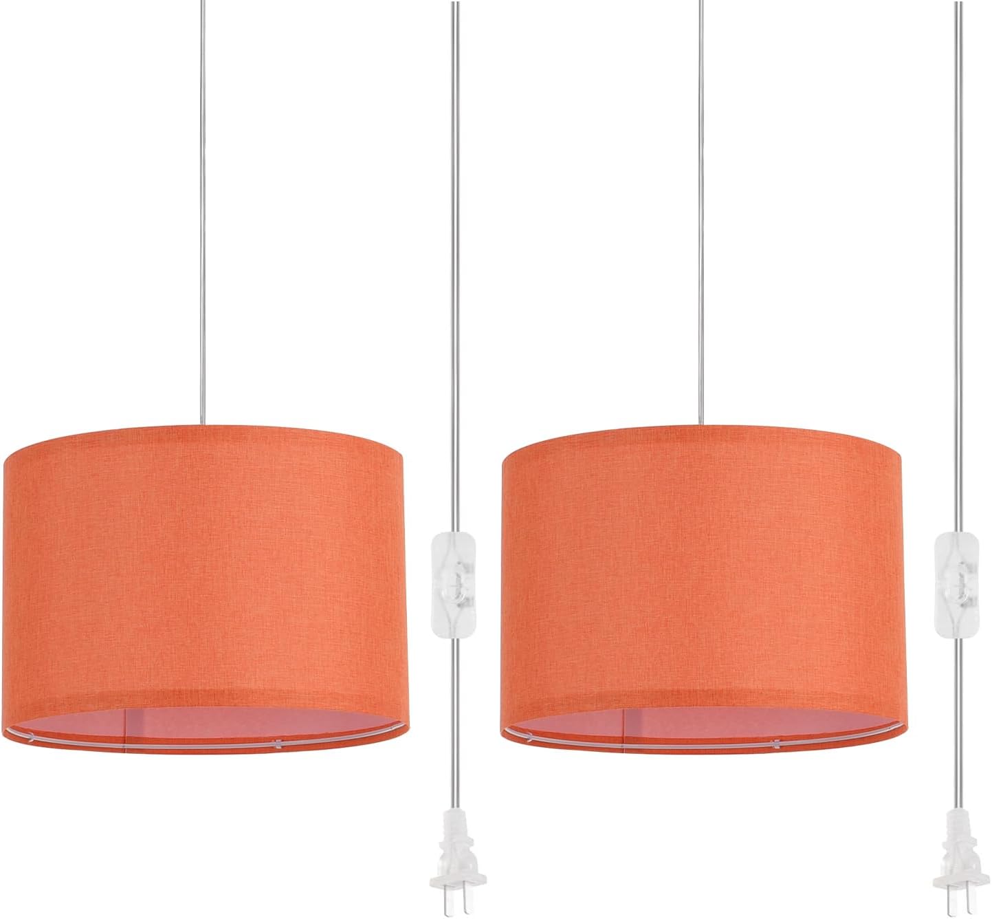 LUMISCAPE 2 Pack Plug in Pendant Light