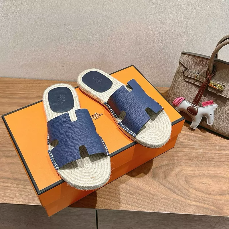 Fashion High Quality Real Leather Slippers LX-872327