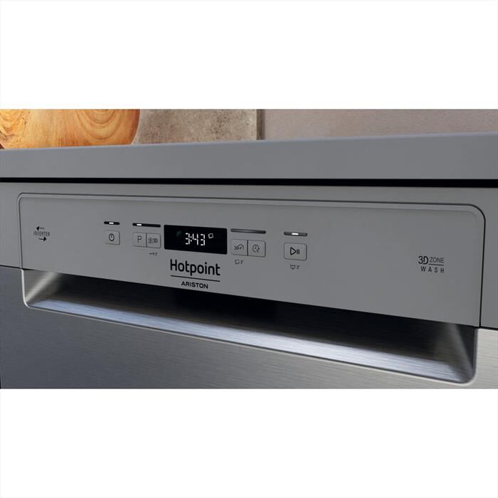 HOTPOINT ARISTON - Lavastoviglie HFC 3C41 CW X Classe C 14 coperti-Acciaio inossidabile