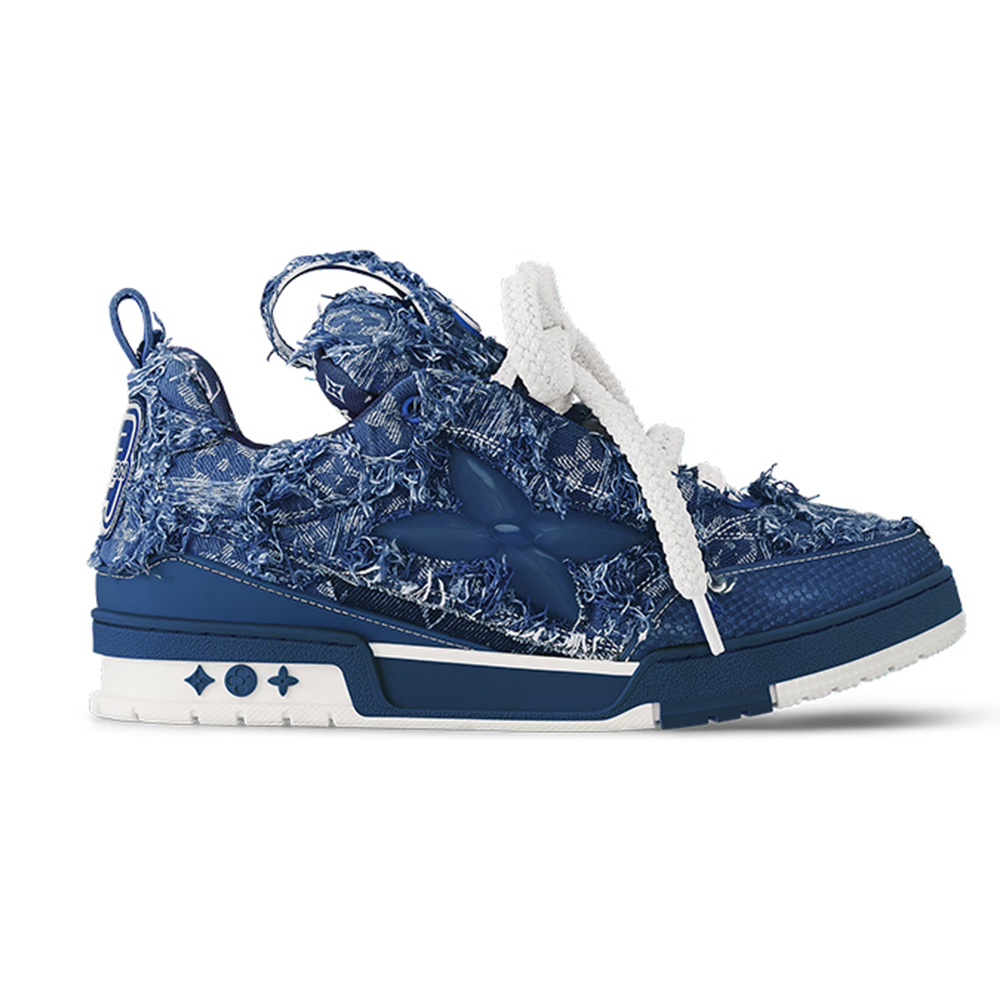 Lois Vuton LV Skate Sneaker Monogram Denim ‘Blue’ – NICE SHOEUS
