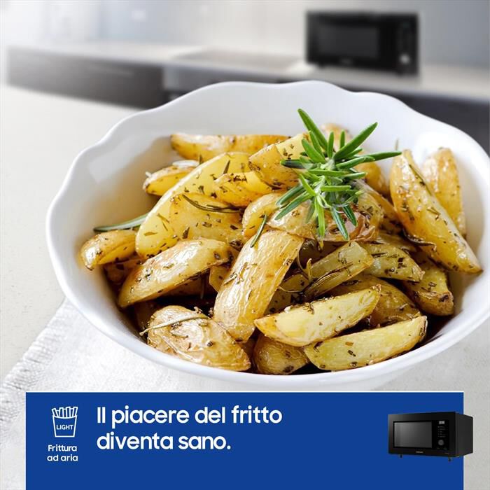 SAMSUNG - Forno microonde MC32DG7646KKE1-VETRO NERO