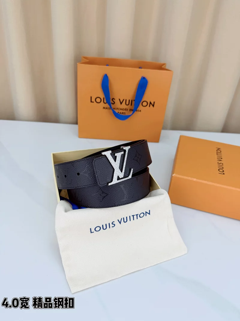 Wide1.6″ Silver Buckle Genuine Leathe Belt PD-6900093