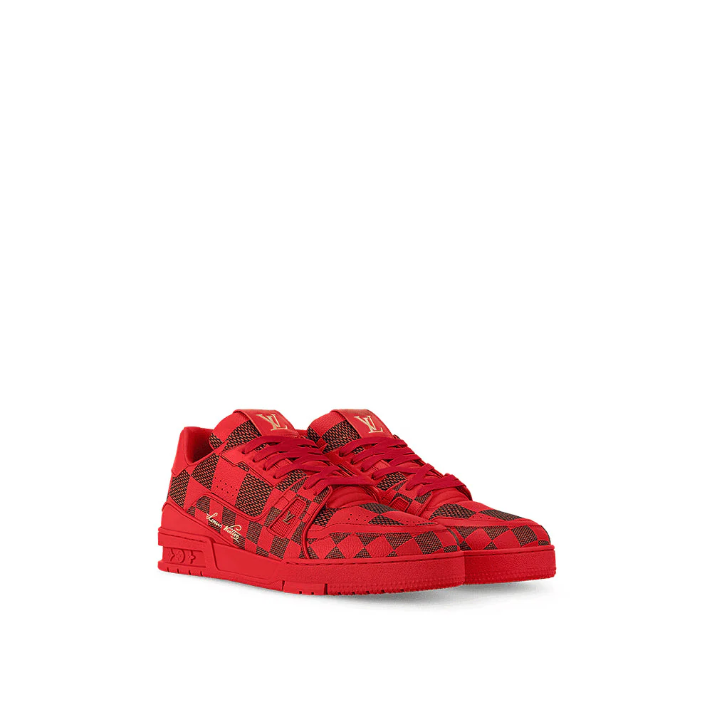 L.V  Trainer Sneaker ‘DarkRed’