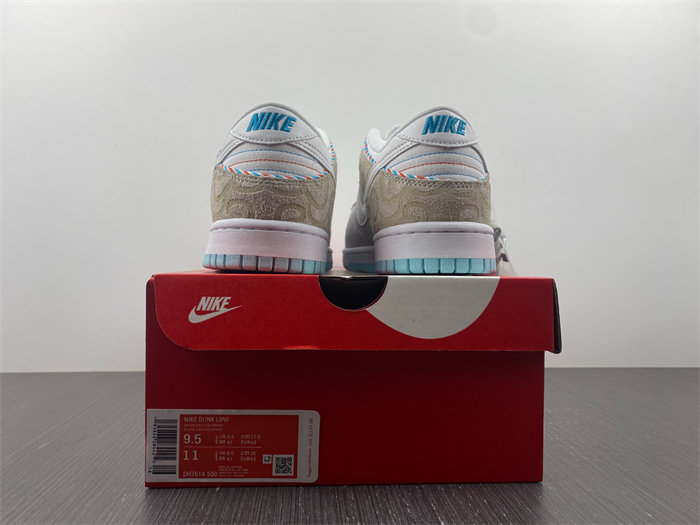 NK Dunk Low SE Barber Shop Grey DH7614-500