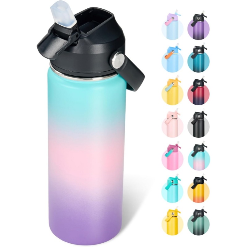THERMOCLOUD 18oz Insulated Stainless Steel Water Bottle