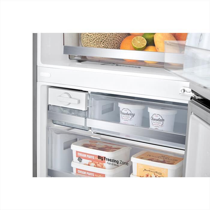 LG - Frigorifero combinato GBB567PZCMB Classe E 500lt-Stainless steel