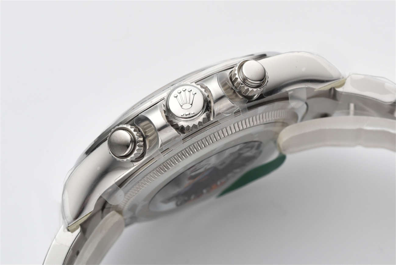 Clean Factory Rolex Daytona 126509 Replica – White Gold Black Diamond Dial (4131)