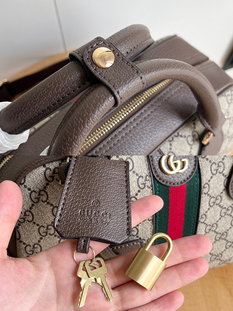 12.8″x7.9″x6.3″ Canvas Handbag with bag charms BB-921302