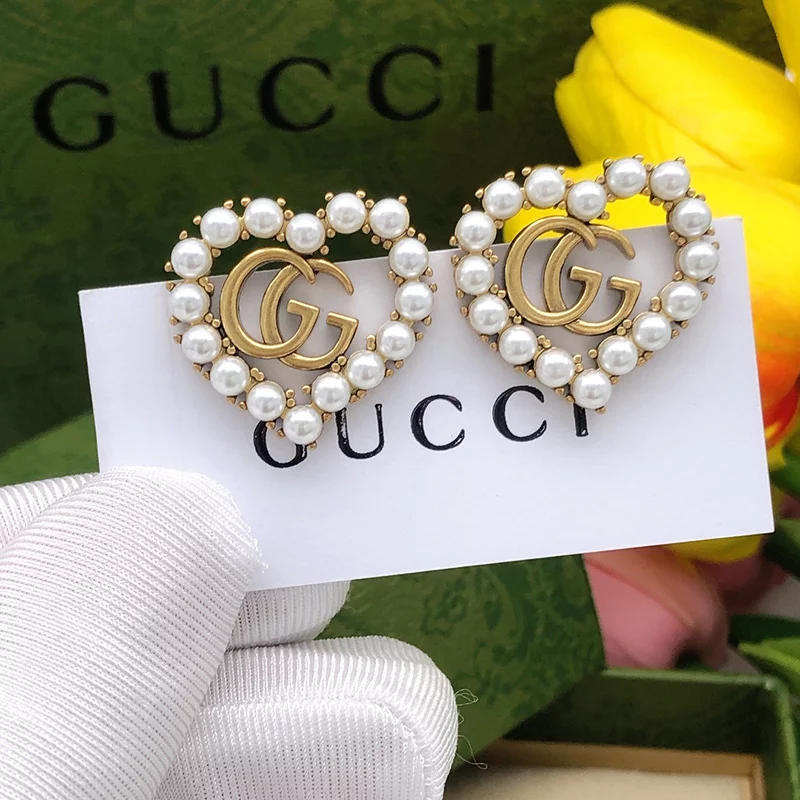 Fashion Pearls Hearts earrings ED-931255