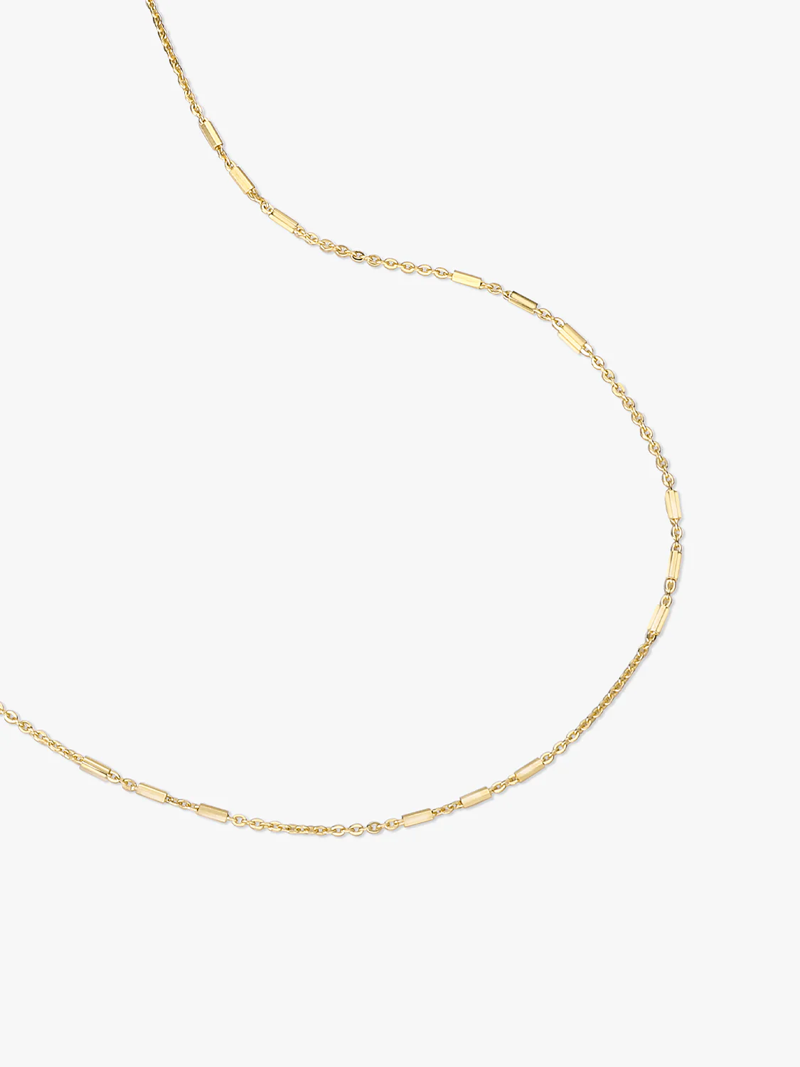 Cylinder Bead Chain Necklace