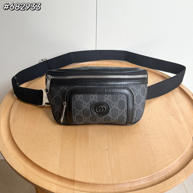 Mini Size 9.4″x5.1″x2.0″ Black Belt bag with Adjustable Strap BB-921642
