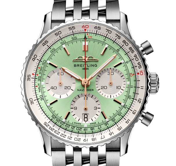 Breitling AB0139211L1A1 Navitimer B01 Blue Dial - Νew