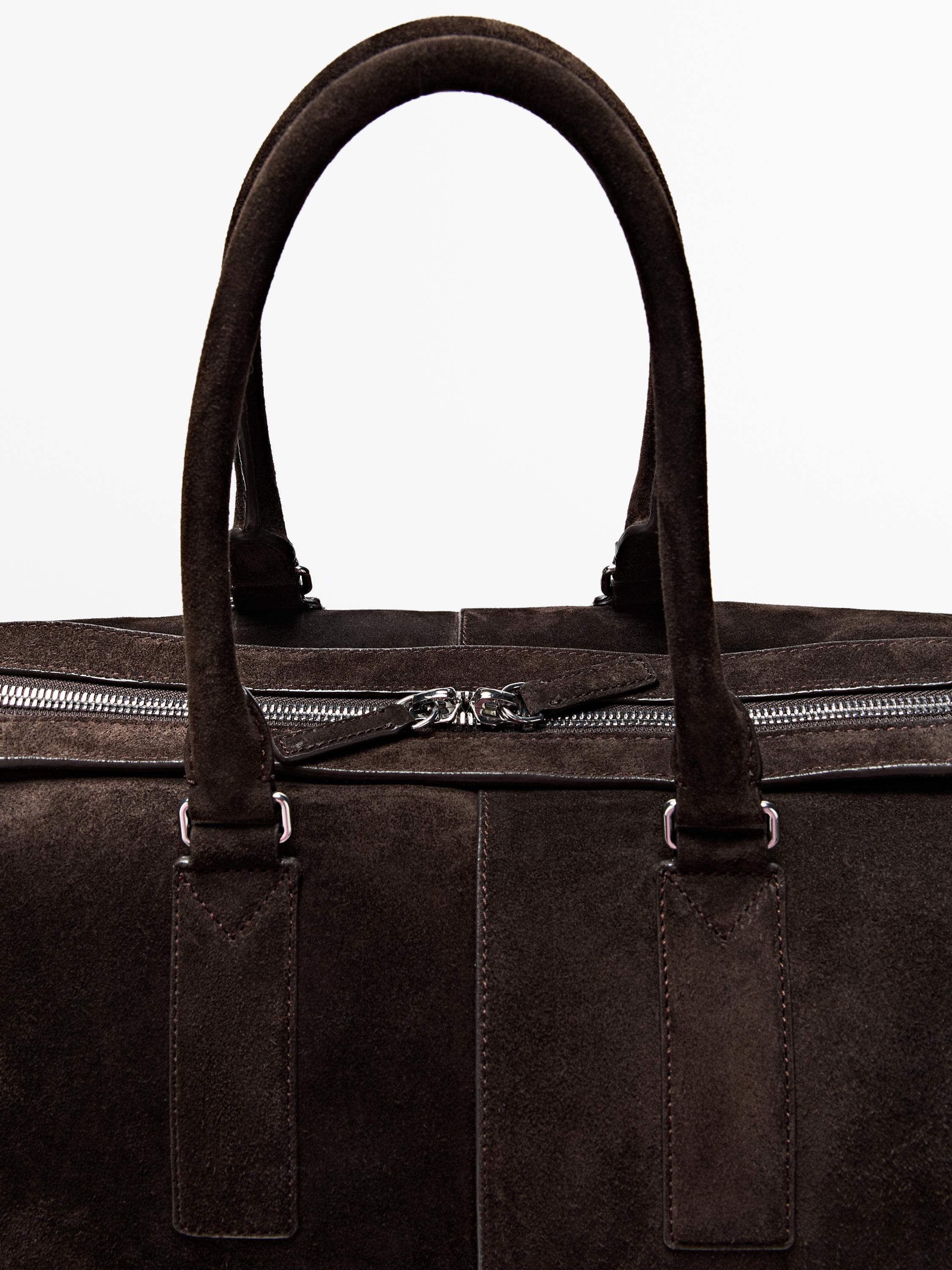 Bolso de viaje piel ante
