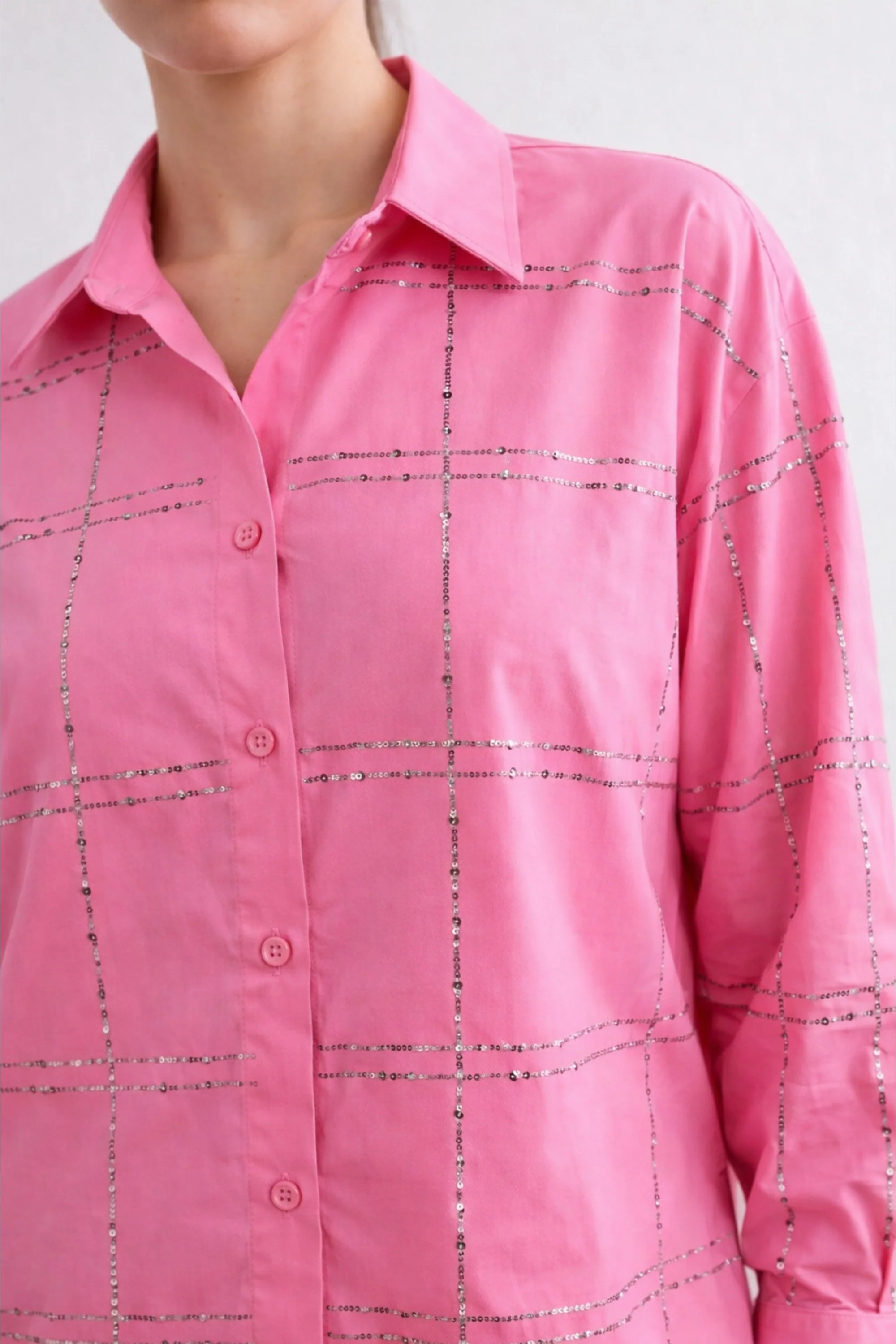 Pink Prism Crystal Shirt