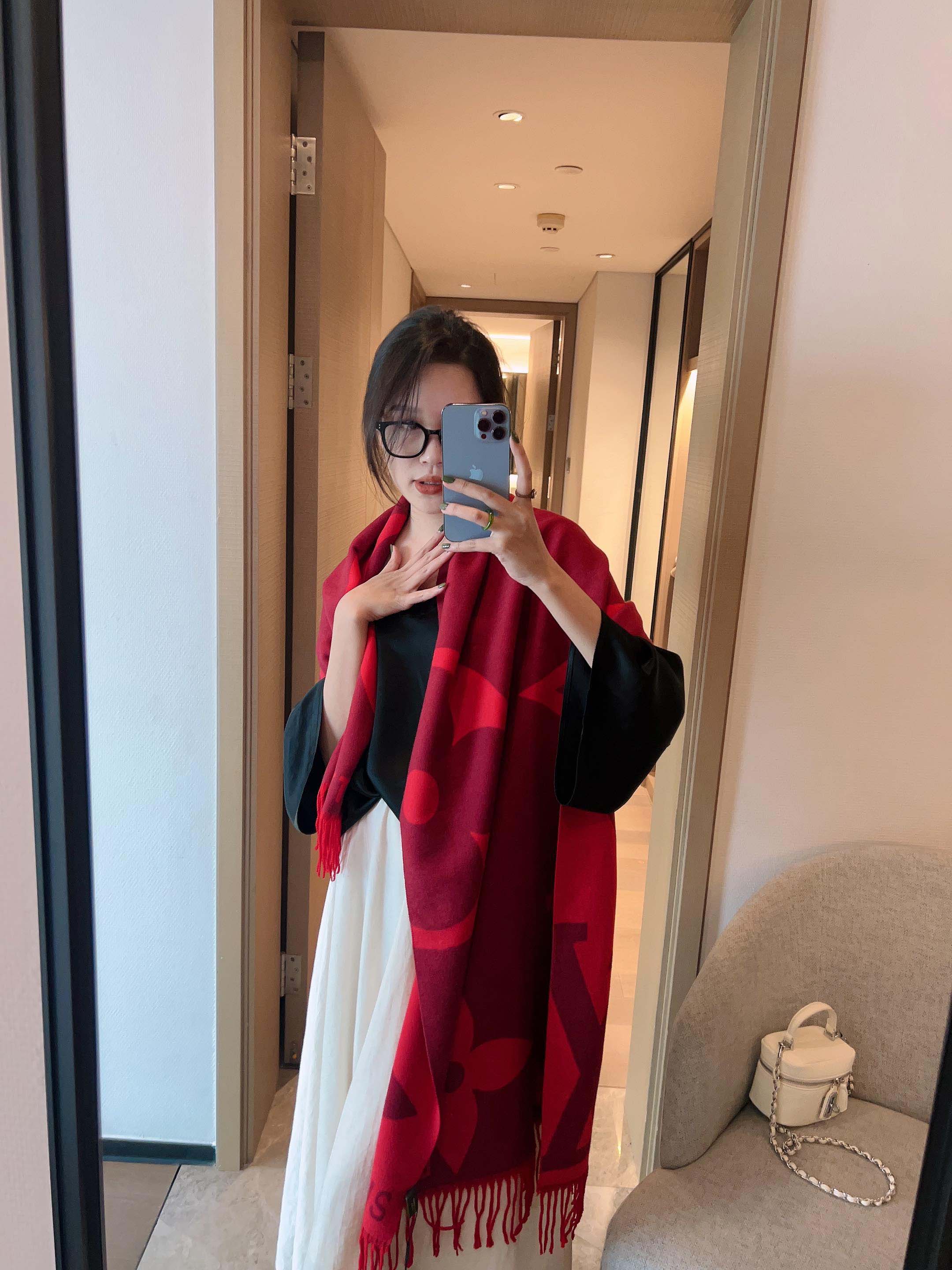 180*65cm Fashion Rabbit Velvet Scarf WJ-985119
