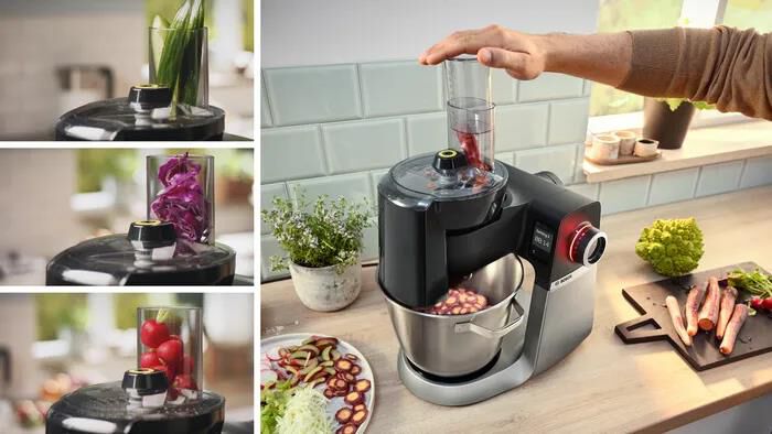 BOSCH - Kitchen machine MUMS6ZS34-Black,Stainless steel