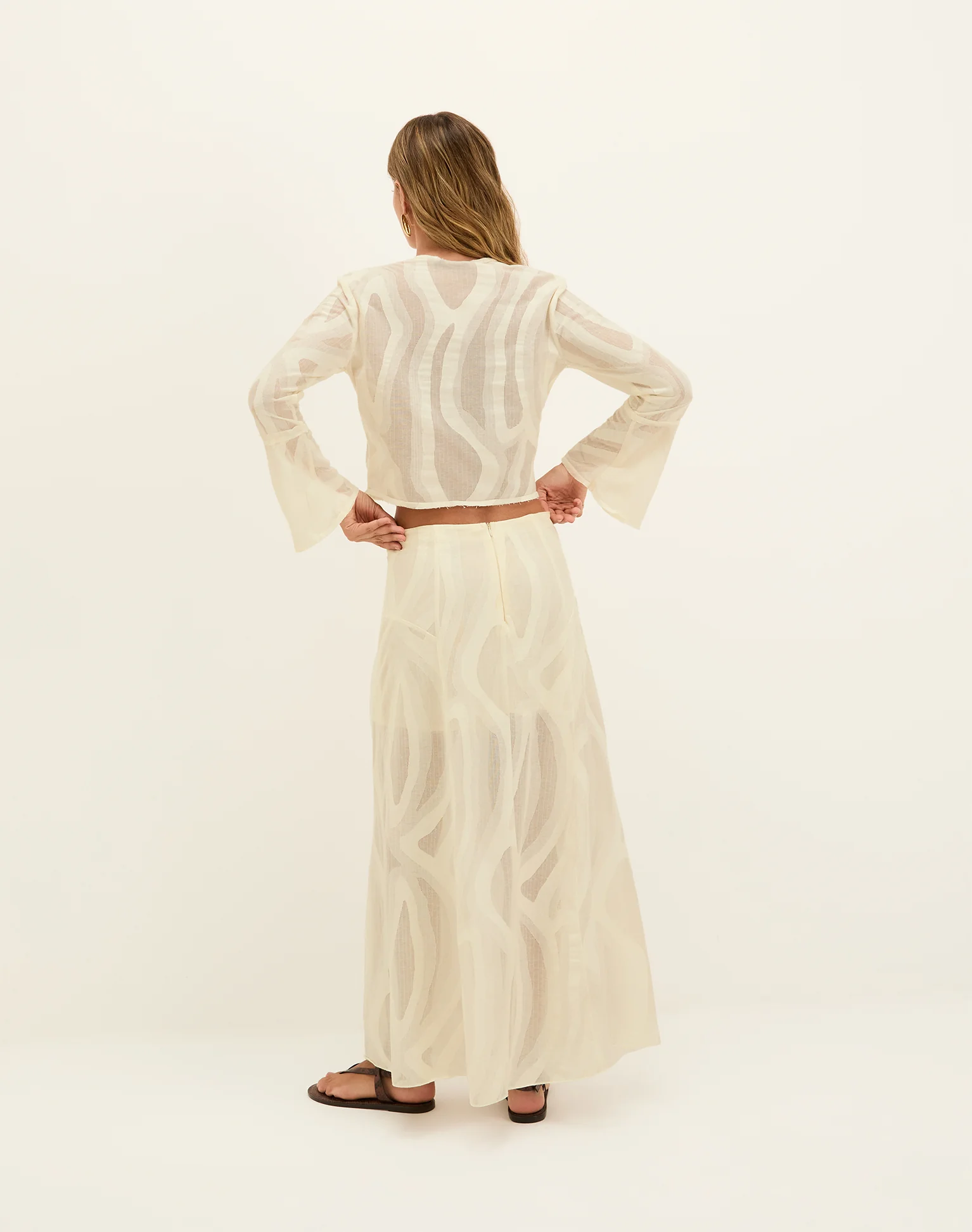 Avila Long Skirt - Glitz