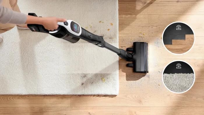 BOSCH - Aspirapolvere ricaricabile BCS1041WAC-Black,White