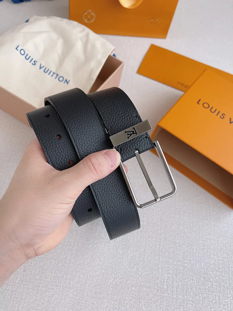 Wide1.4″ Calfskin Genuine Leather Man’s Belt PD-6900049