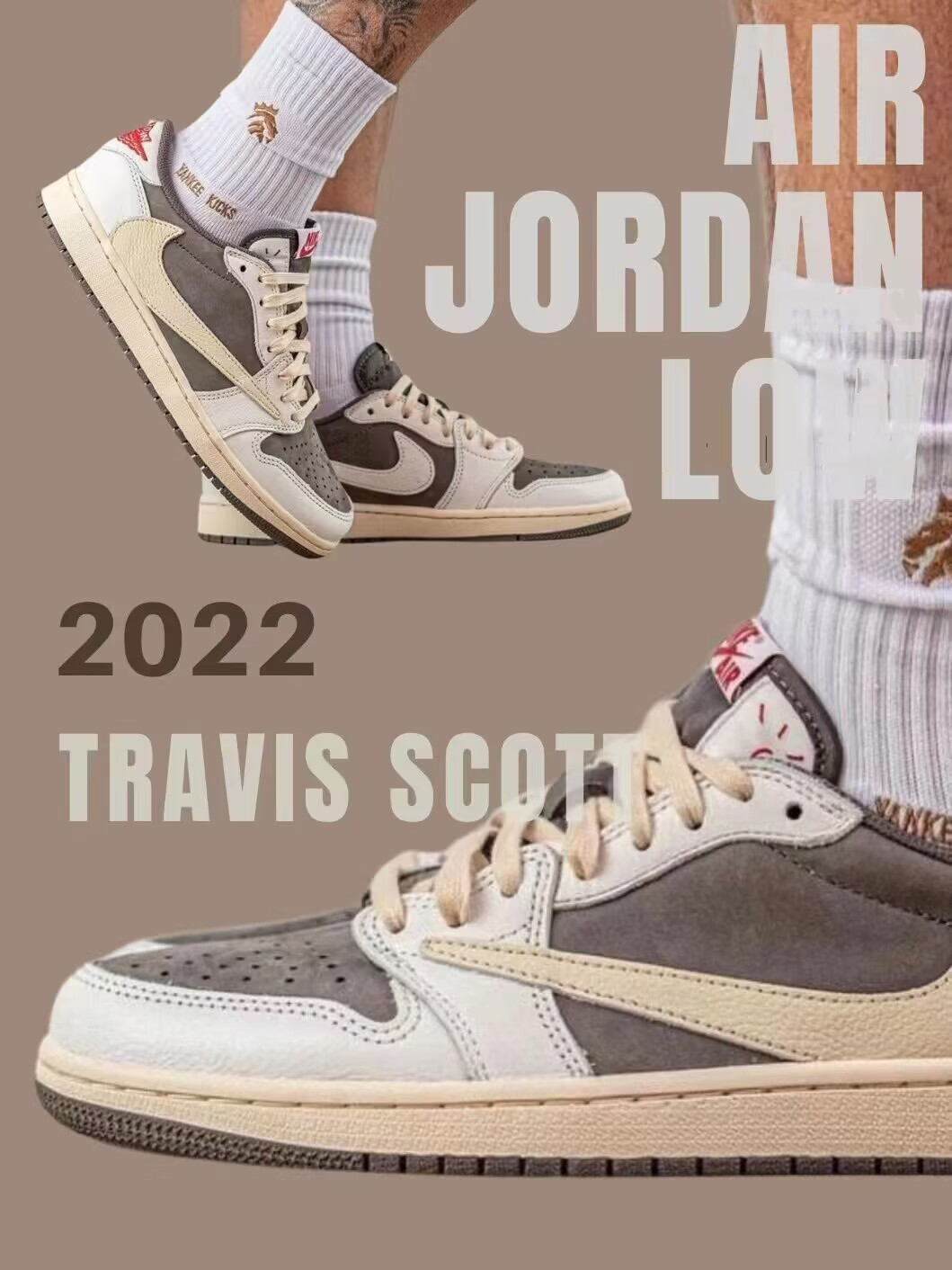 NIKE ナイキ Air Jordan TRAVIS SCOTT X AIR JORDAN 1 LOW OG 'REVERSE MOCHA'