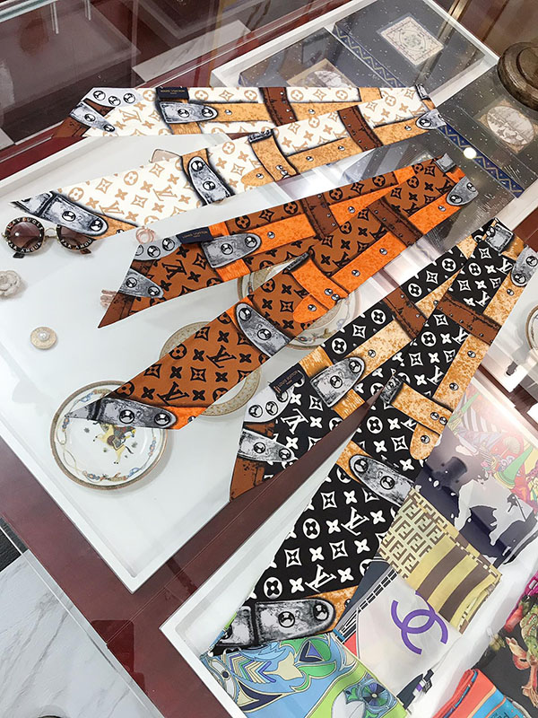 120x8cm Fashion Handbag Ribbon Scarf Neck Bow WJ-987043