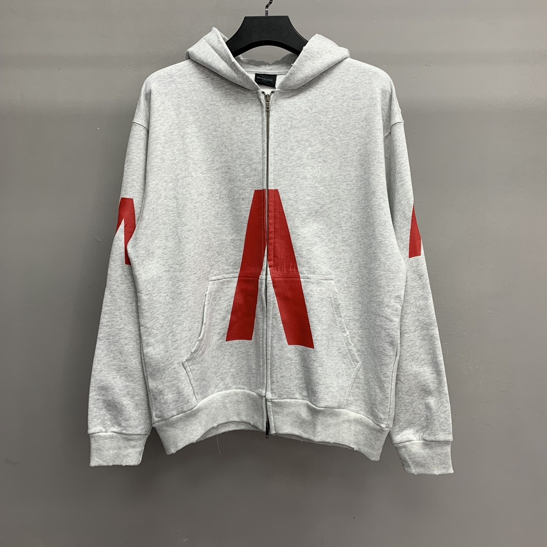 BLCG inverted V zipper sweater