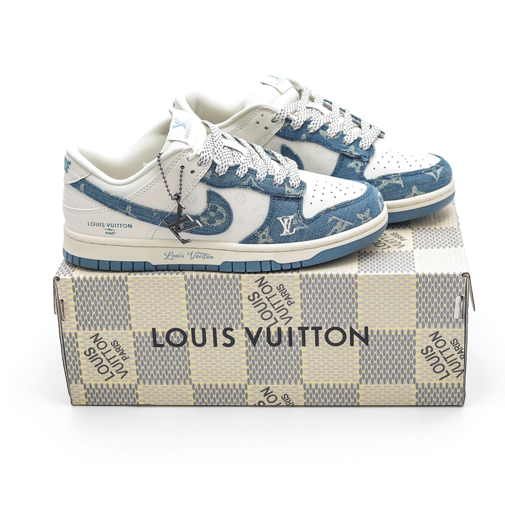 NK SB Dunk Low x Lois Vuton Denim Blue NNL24112204