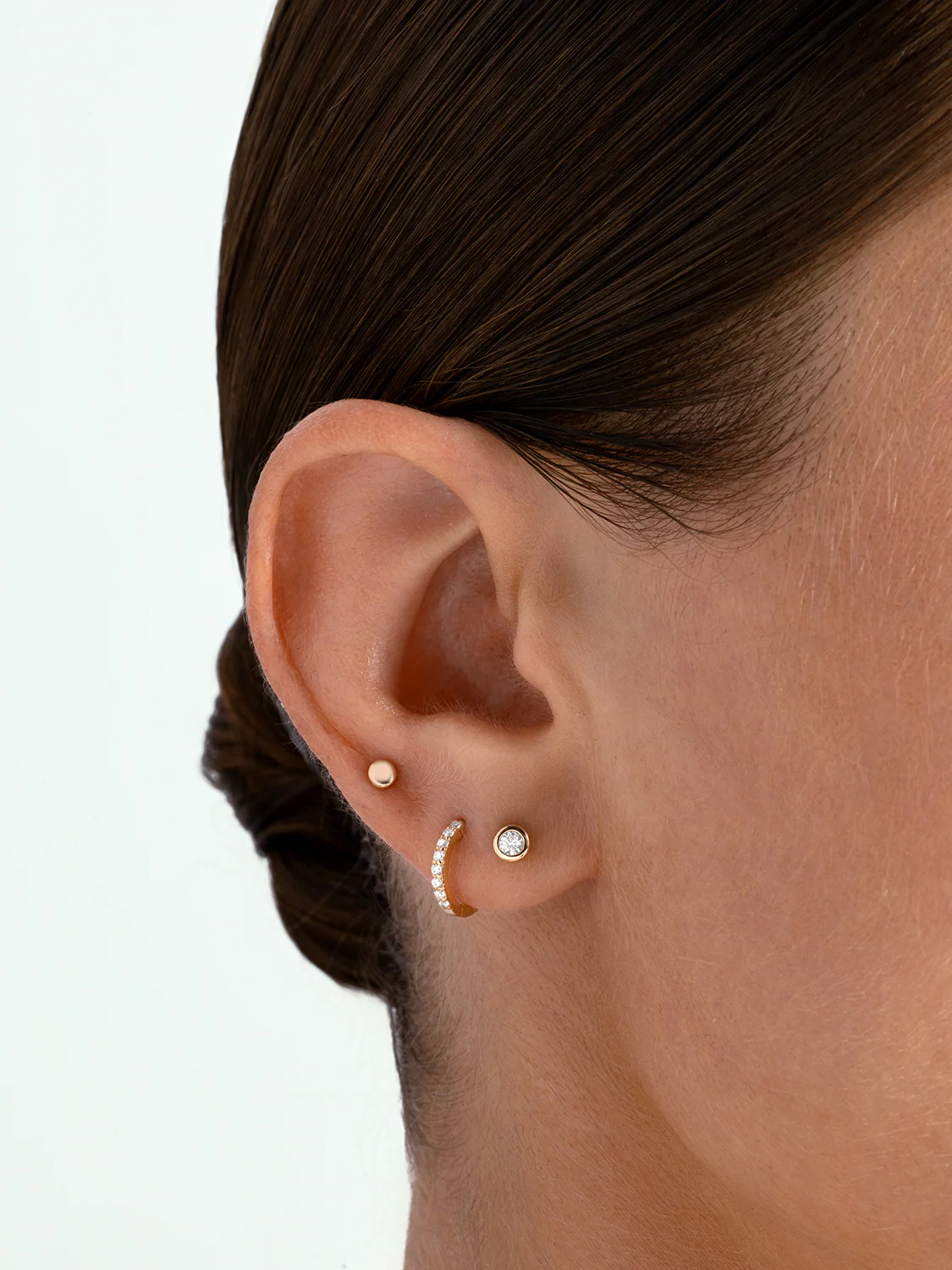 Classic Mini Pave Huggies