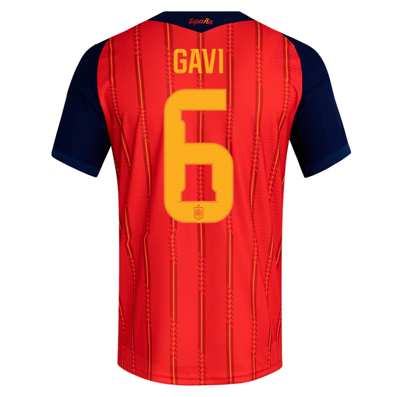 adidas Men's Gavi  Spain Authentic World Cup Home Jersey 2026 (Vivid Red)