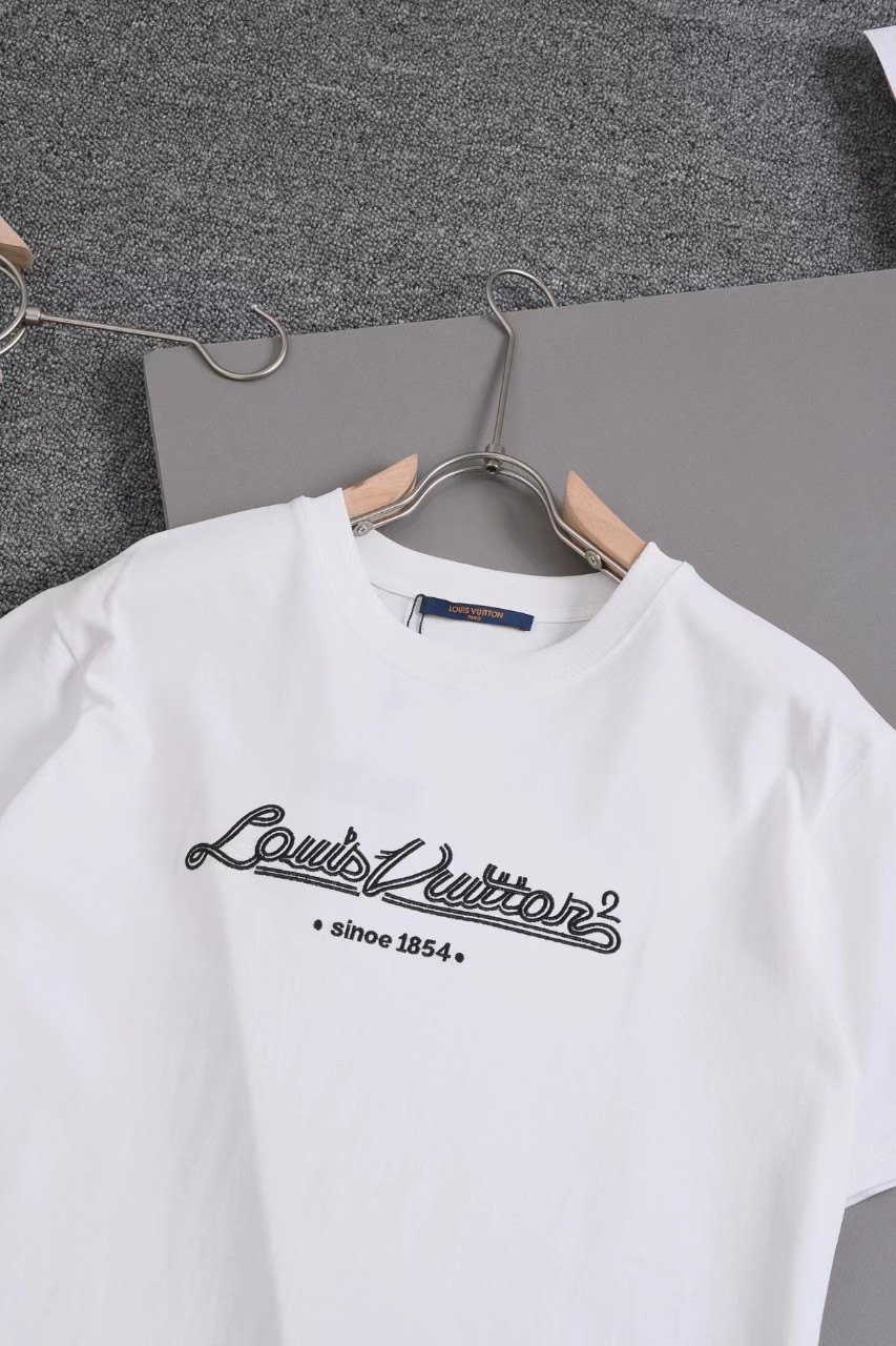 LV 24ss new embroidered t-shirt for spring and summer