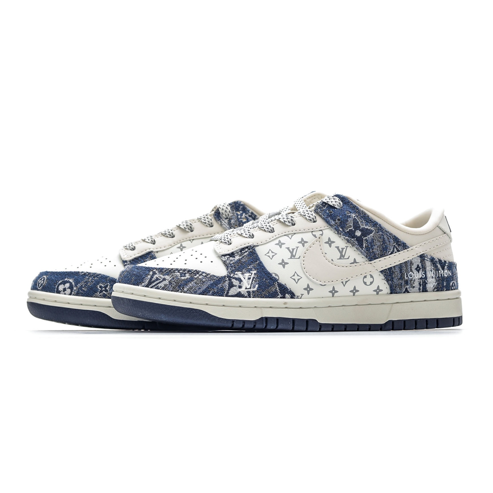 NK SB Dunk Low x Lois Vuton Monogram Denim Blue NNL24112202