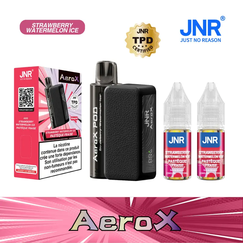 JNR AeroX 32000 Puffs - Kit Pod Remplissable et Rechargeable - Vape Grok