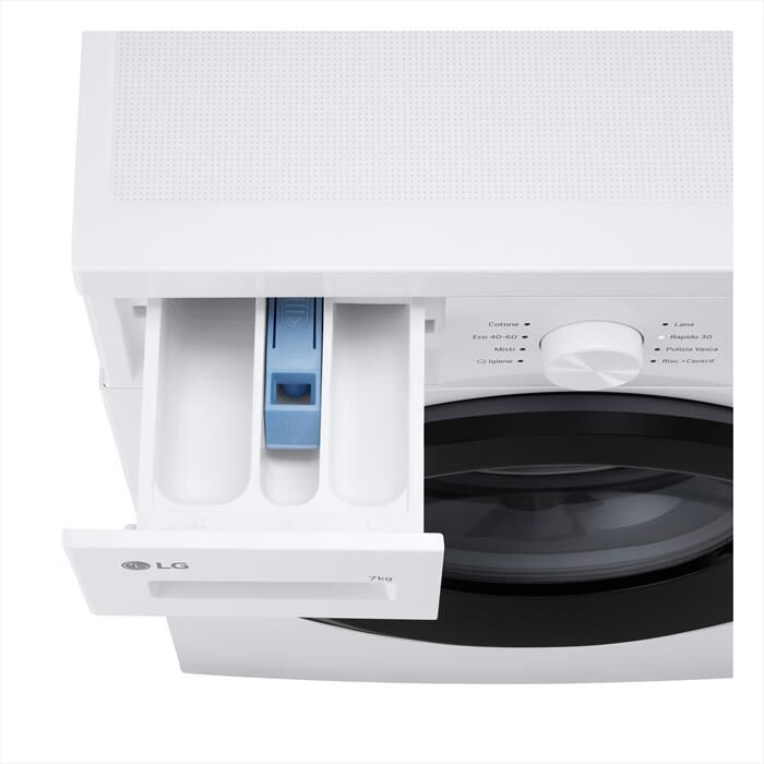 LG - Lavatrice Slim F4NA10S7NWK 7KG Classe A-White
