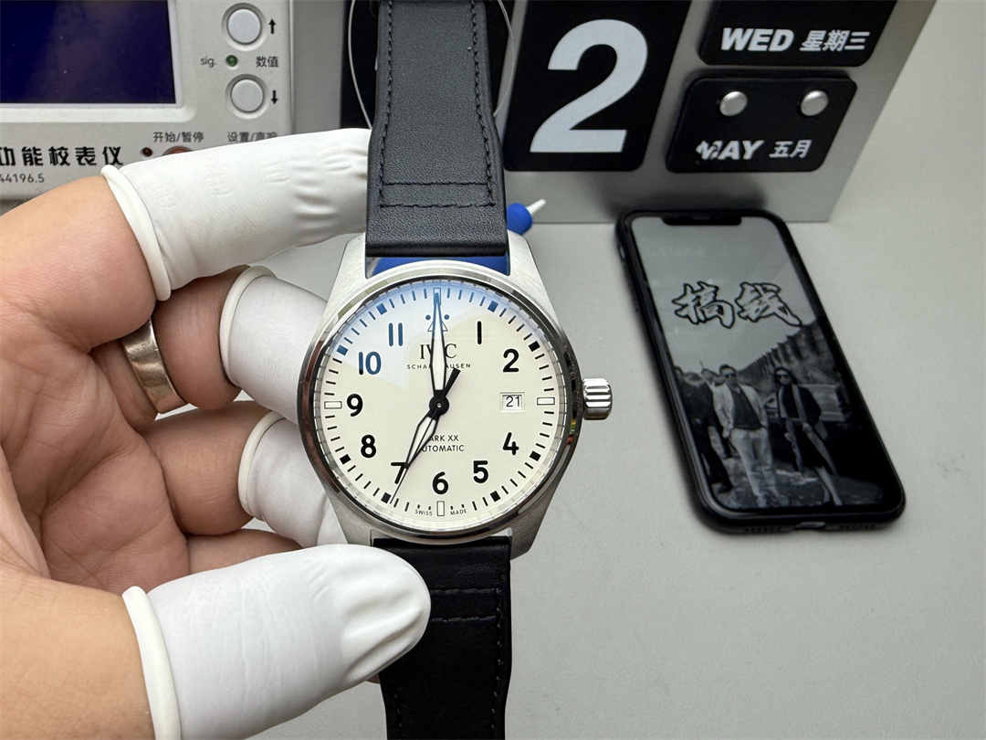 V7 IWC Mark XX White Dial – Premium 40mm Pilot Watch Replica with Sapphire Crystal & 2892/SW300 Movement