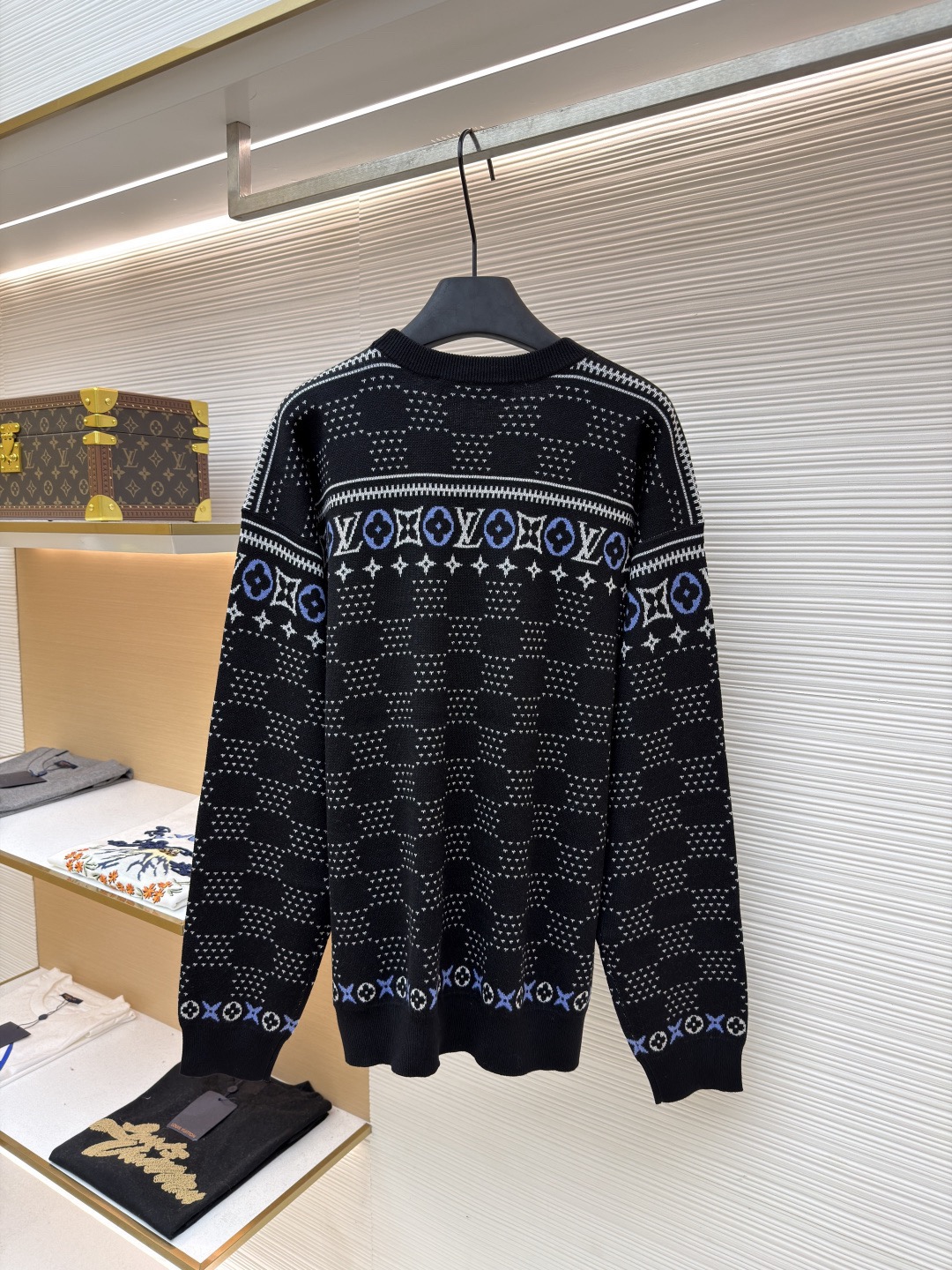 LV Jacquard knit sweater