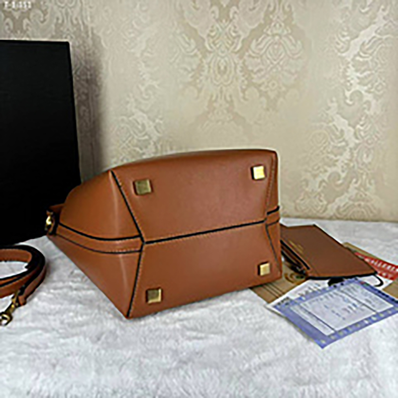 7.9″x9.8″ Adjustable Strap leather Bucket bag BB-921042