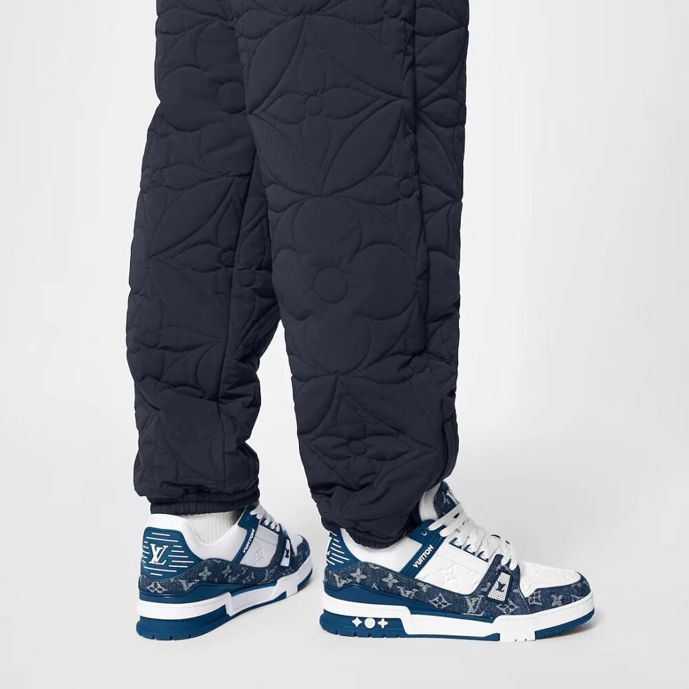 L.V  Trainer Sneaker ‘Denim Monogram Blue’