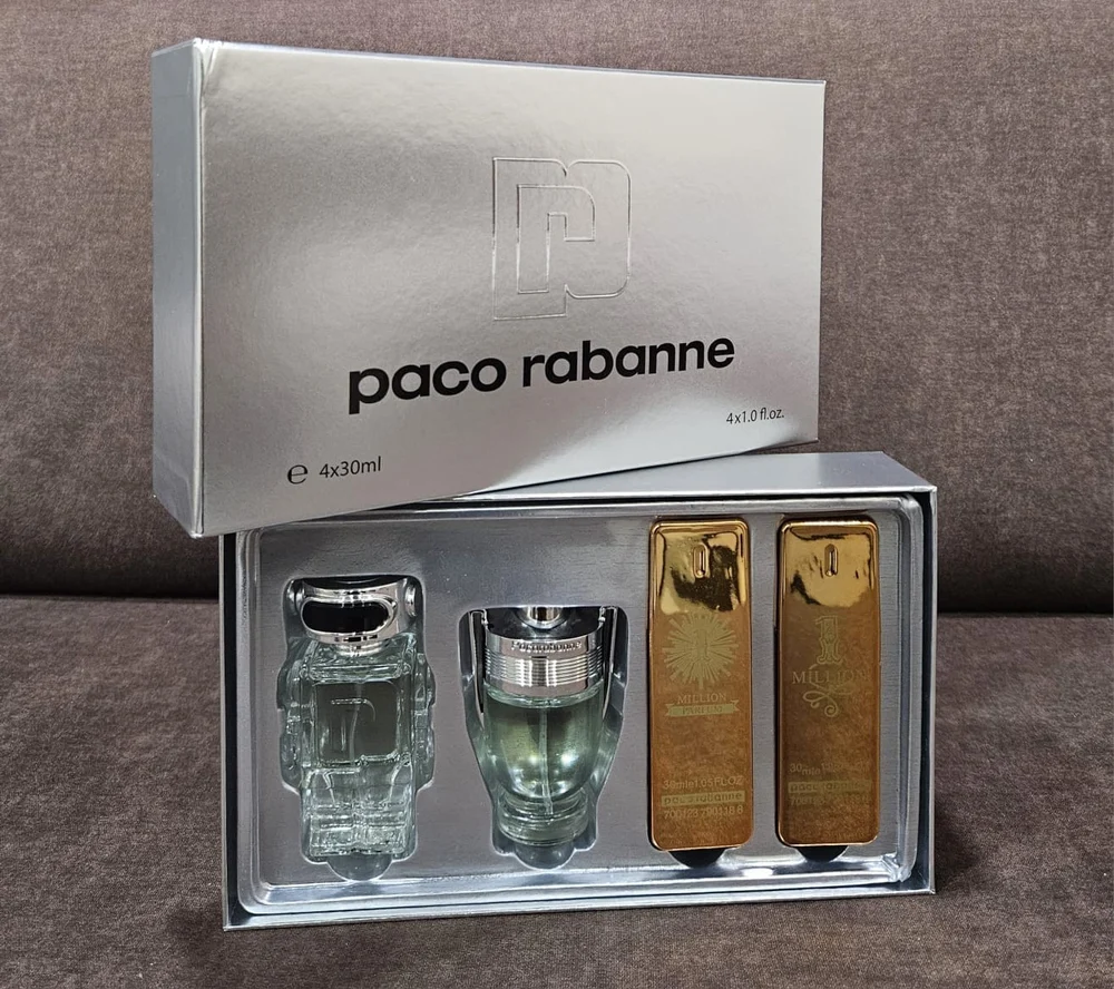 D116：Paco Rabanne 4-Piece 30ml Fragrance Gift Set (4×30ml)