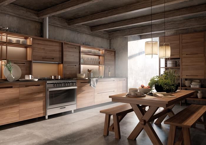 GLEM GAS - Cucina a gas ST965MI Classe A+-INOX