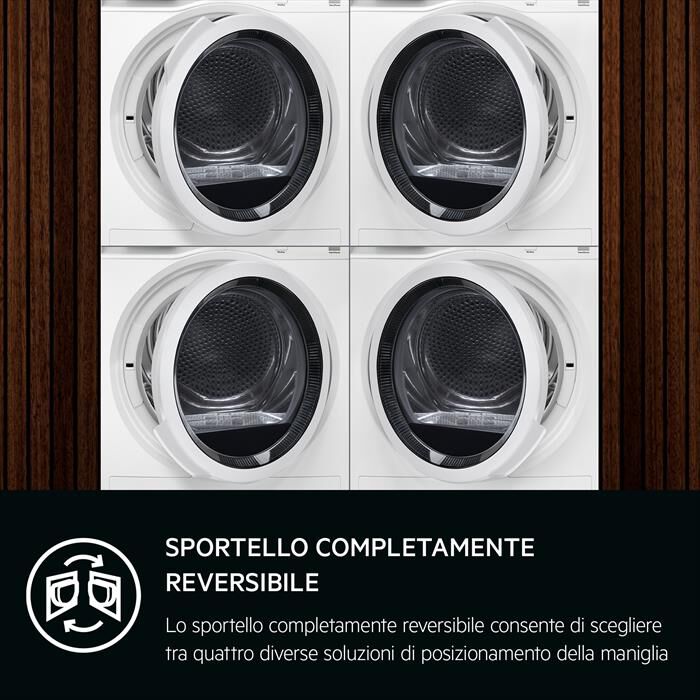 AEG - Asciugatrice TR7HE9C 9 Kg Classe C-Bianco