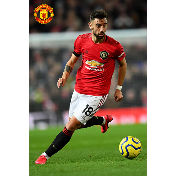 Manchester United Fernandes Poster